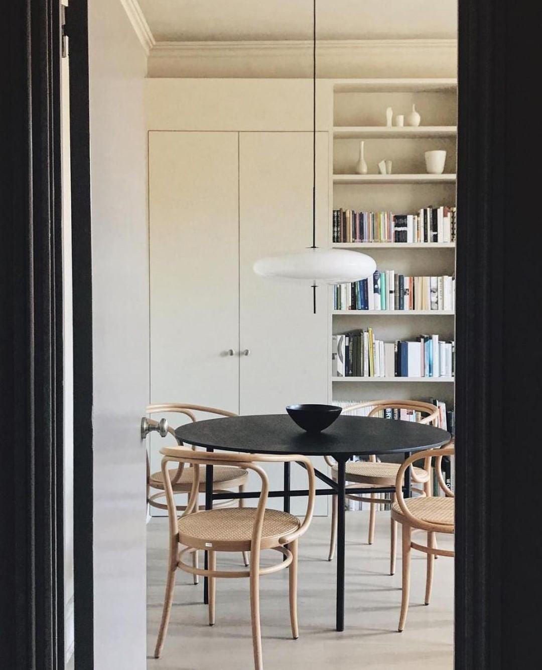 Lustra Pendant Lamp Joined Black-Painted for Living Room-Neutral Decor