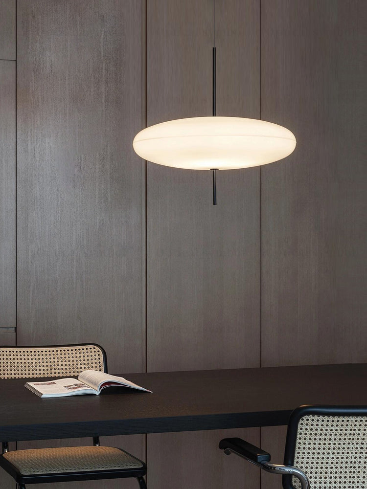 Lustra Pendant Lamp Joined Black-Painted for Living Room-Neutral Decor