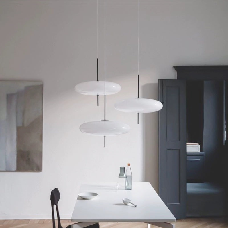 Lustra Pendant Lamp Joined Black-Painted for Living Room-Neutral Decor