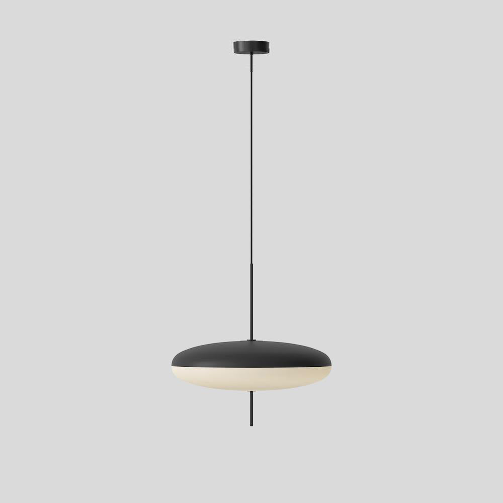 Lustra Pendant Lamp Joined Black-Painted for Living Room-Neutral Decor