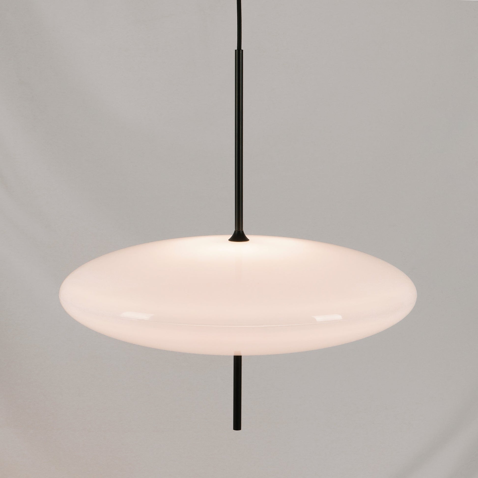 Lustra Pendant Lamp Joined Black-Painted for Living Room-Neutral Decor