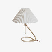 Cora Clear Fabric Table Lamp-Neutral Decor