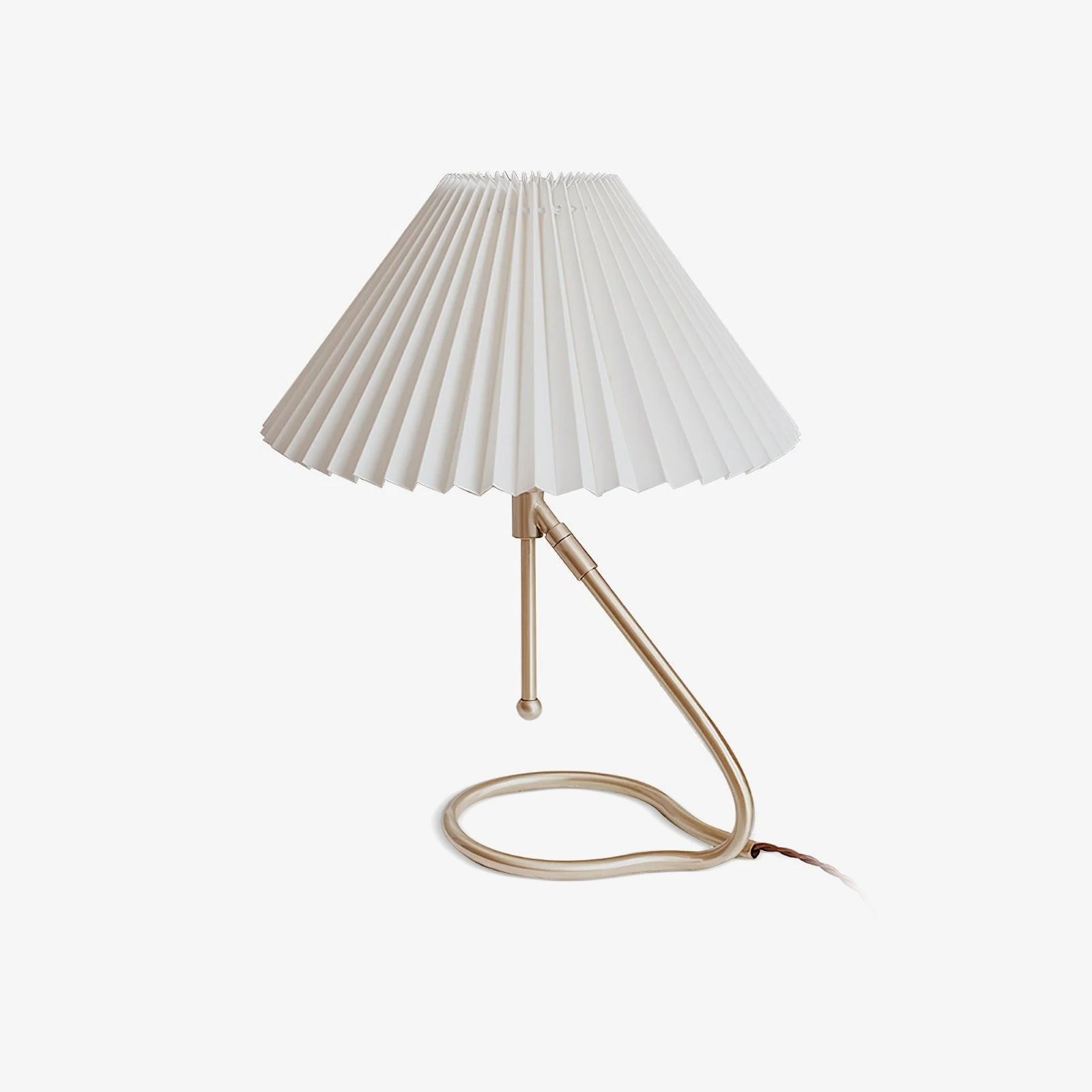 Cora Clear Fabric Table Lamp-Neutral Decor