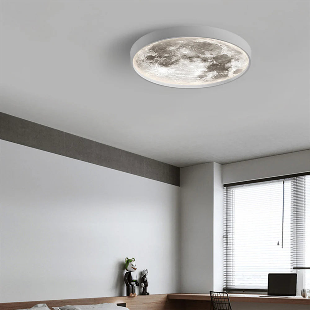Arisha Modern Flush Mount Ceiling Light Black/White Bedroom - Neutral Decor