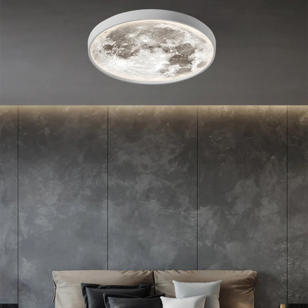 Arisha Modern Flush Mount Ceiling Light Black/White Bedroom - Neutral Decor