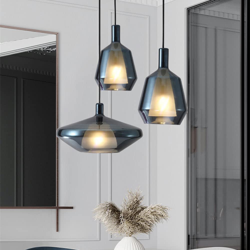 Valentina Modern Glass Pendant Light Living Room - Neutral Decor