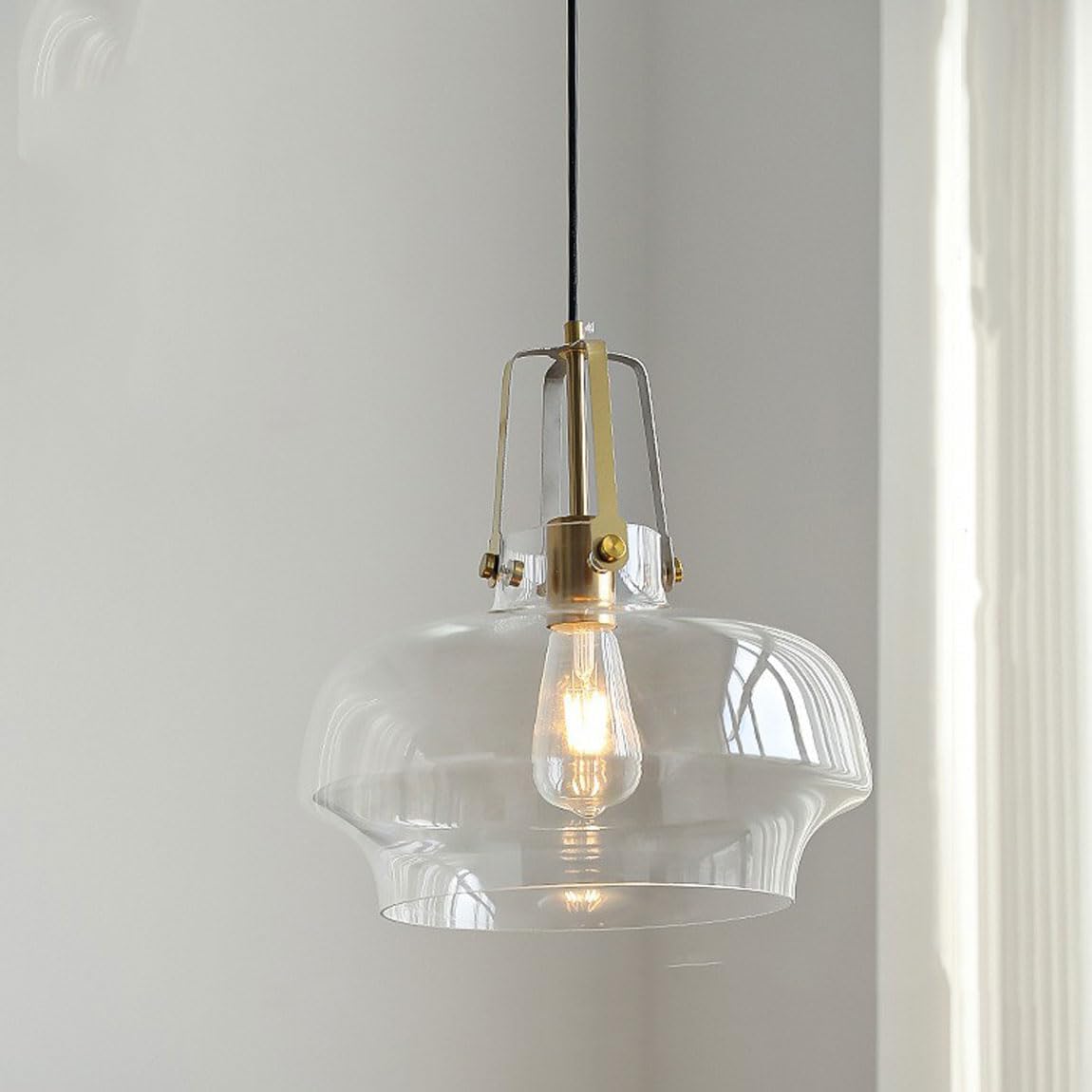 Valentina Pendant Light Glass Modern Unique Shaped - Neutral Decor