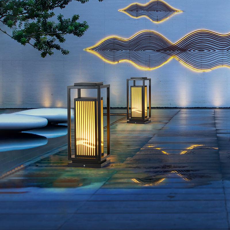 Myraeira Lantern Alabaster Outdoor Light-Neutral Decor