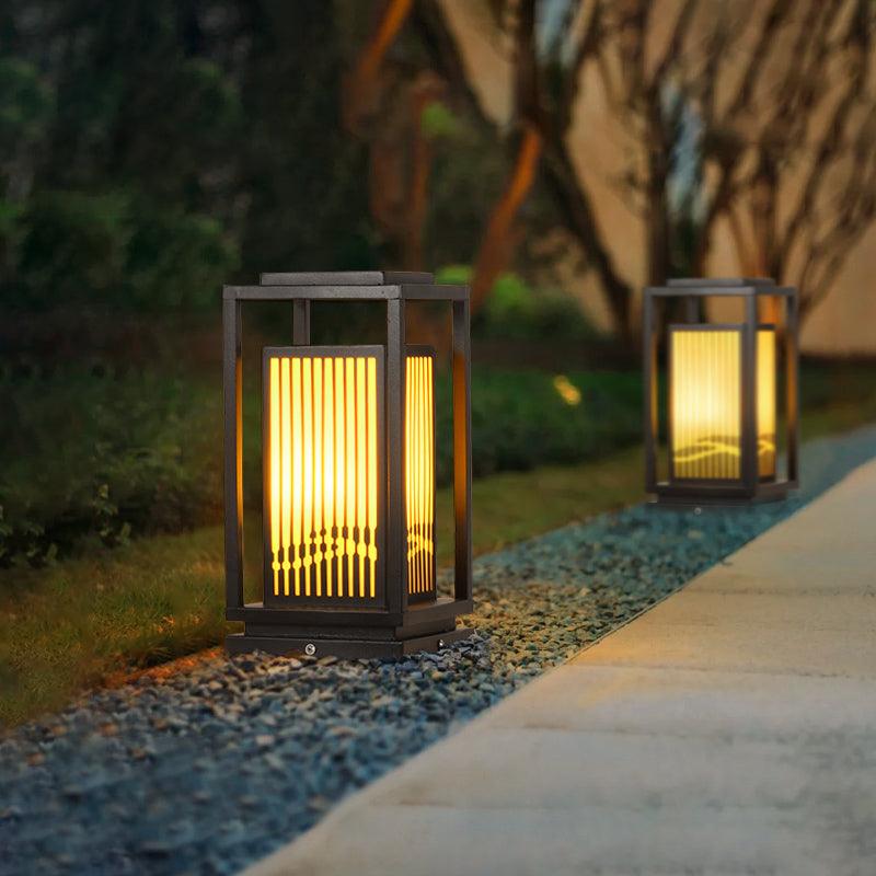 Myraeira Lantern Alabaster Outdoor Light-Neutral Decor