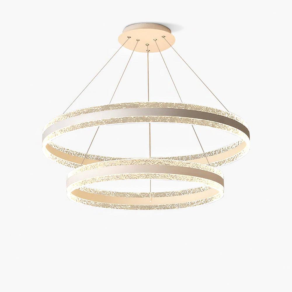 Aroxen Pendant Lamp Modern LED Circle Rings-Neutral Decor