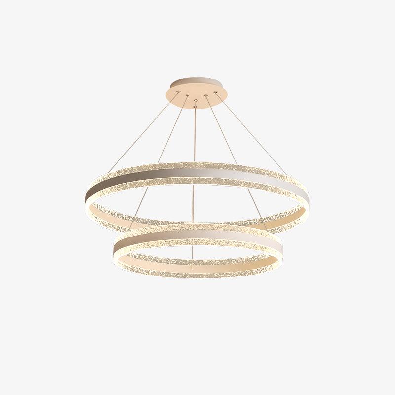 Aroxen Pendant Lamp Modern LED Circle Rings-Neutral Decor