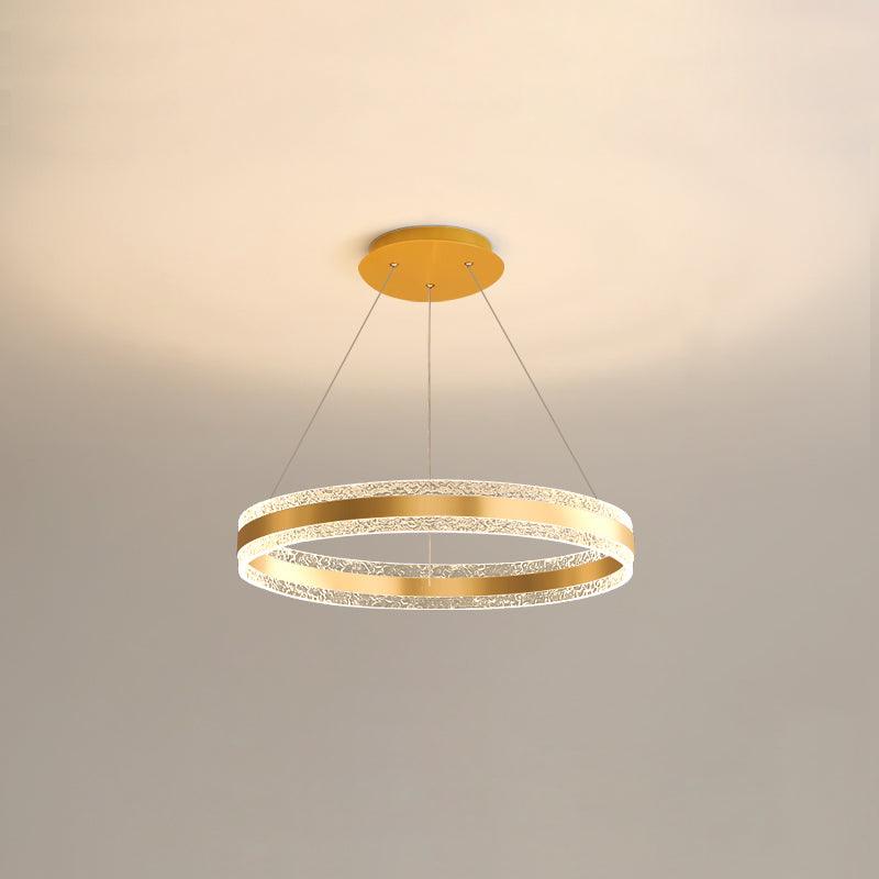 Aroxen Pendant Lamp Modern LED Circle Rings-Neutral Decor