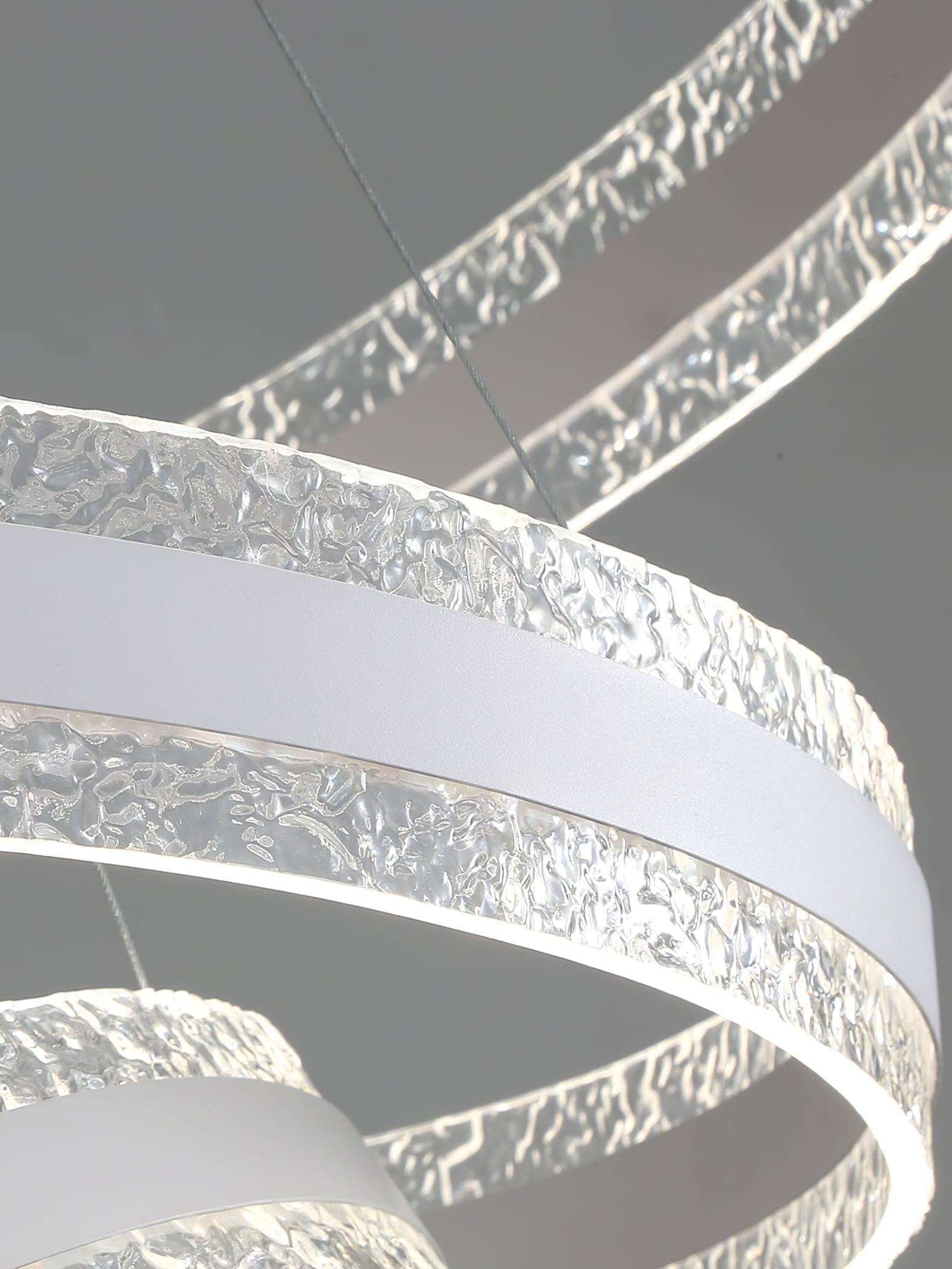 Aroxen Pendant Lamp Modern LED Circle Rings-Neutral Decor