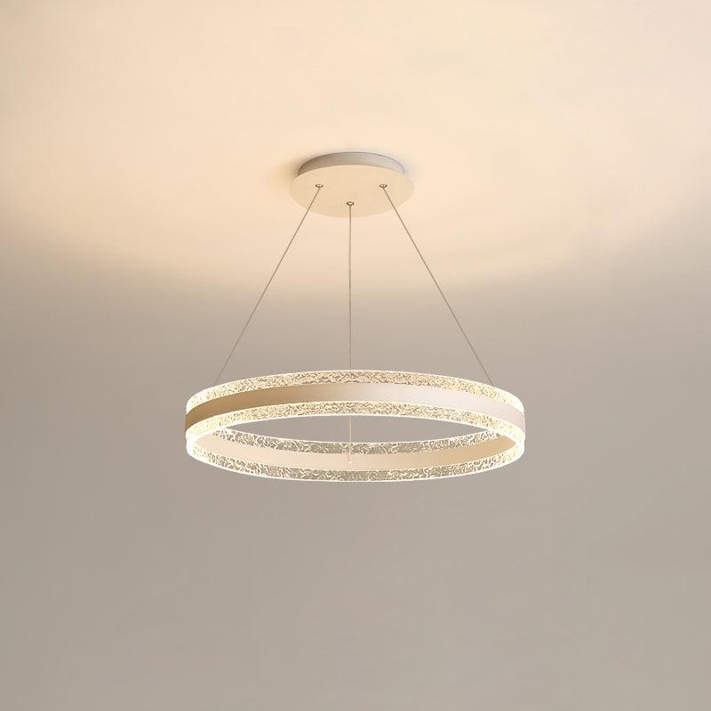 Aroxen Pendant Lamp Modern LED Circle Rings-Neutral Decor