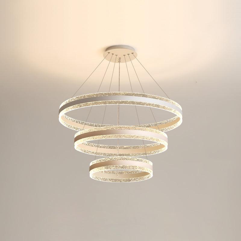 Aroxen Pendant Lamp Modern LED Circle Rings-Neutral Decor