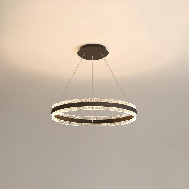 Aroxen Pendant Lamp Modern LED Circle Rings-Neutral Decor