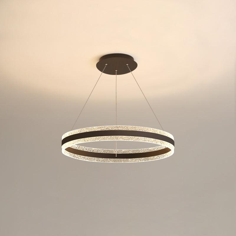 Aroxen Pendant Lamp Modern LED Circle Rings-Neutral Decor