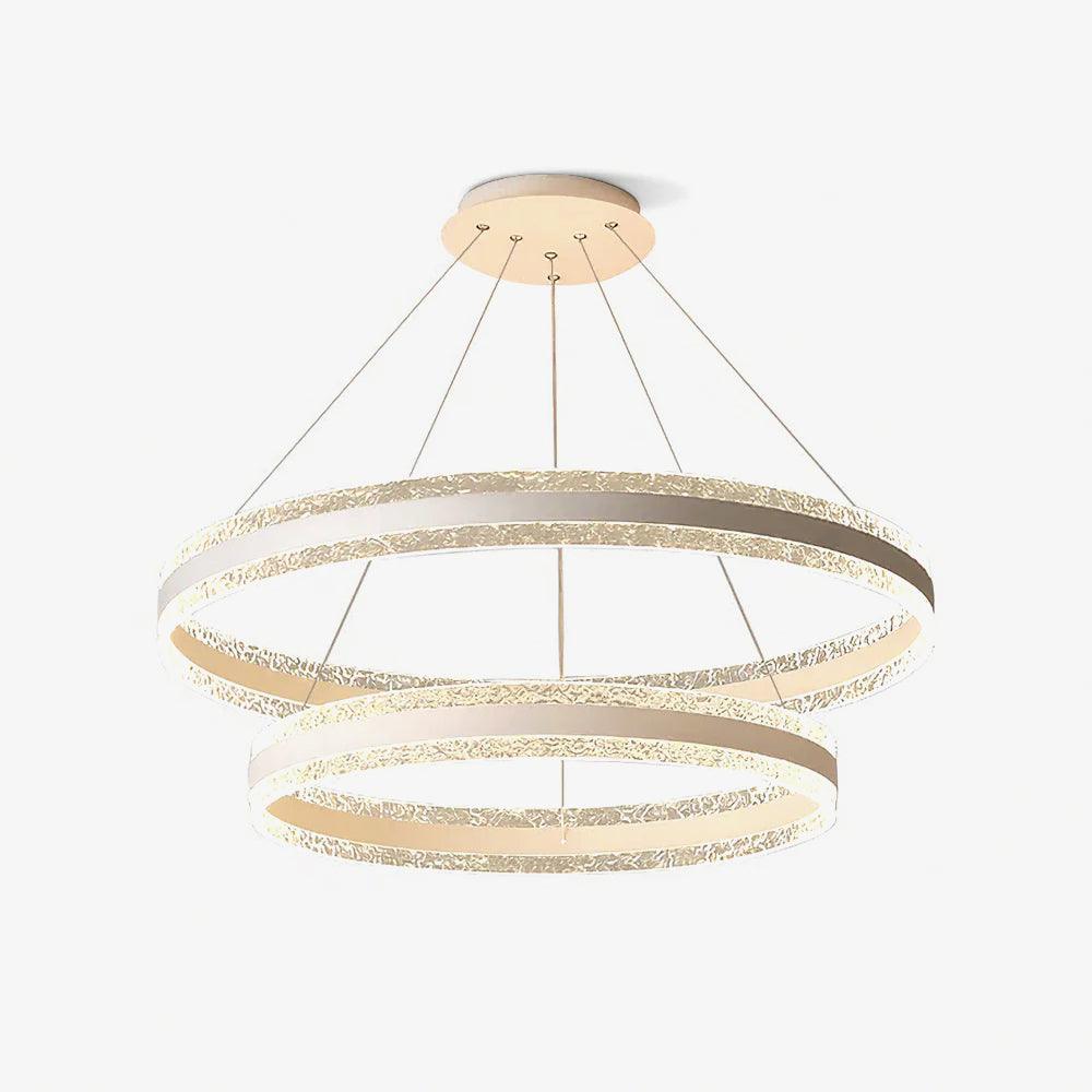Aroxen Pendant Lamp Modern LED Circle Rings-Neutral Decor
