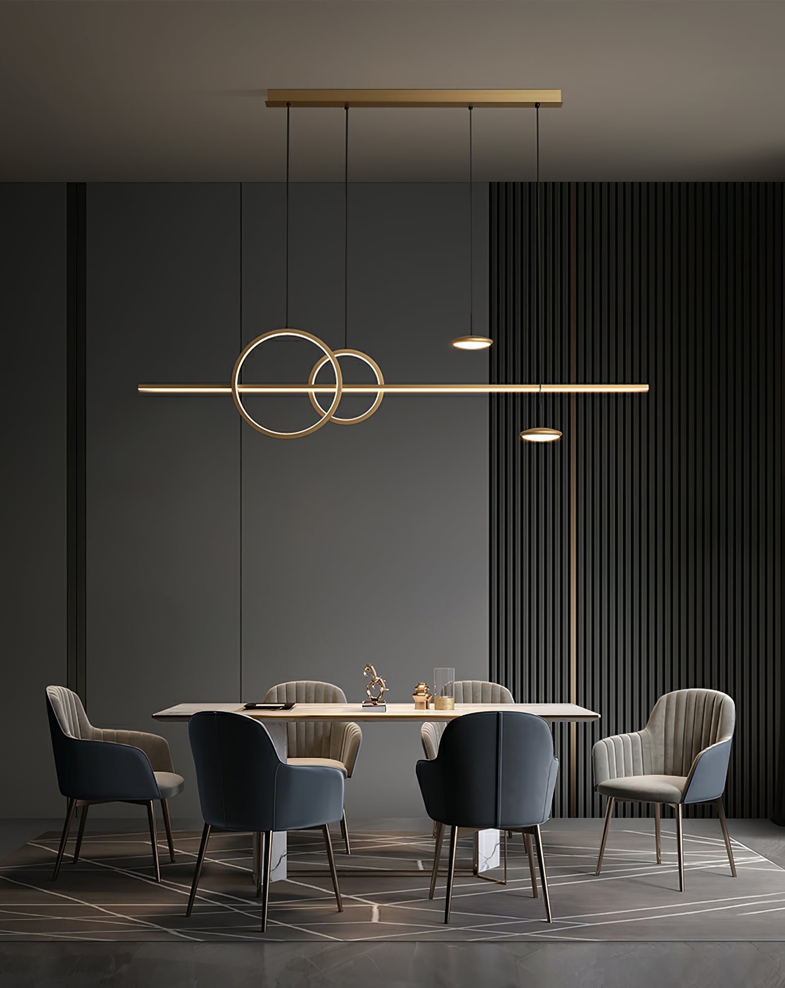 Tildas Pendant Lamp Geometric Ring Minimalist-Neutral Decor