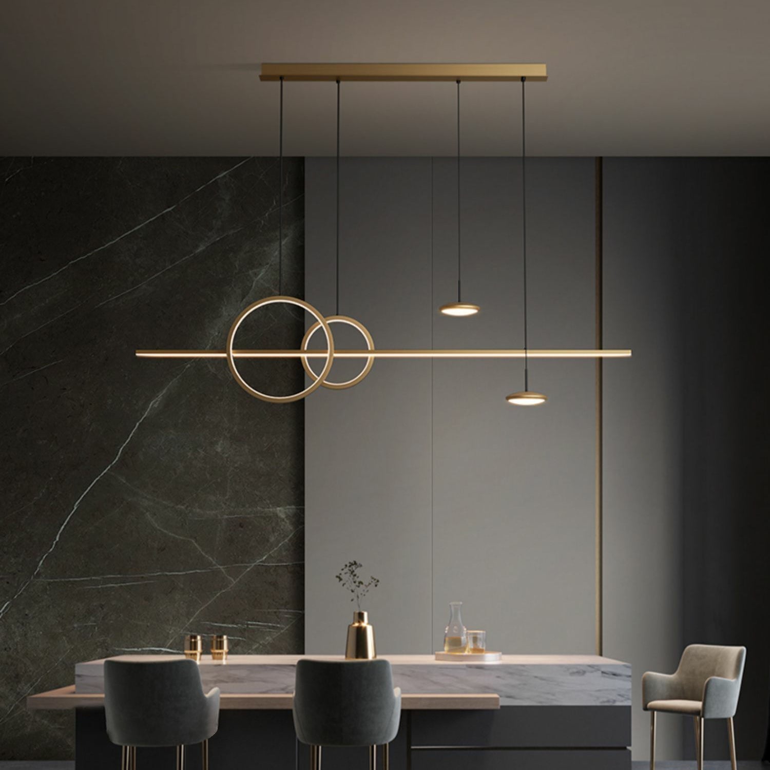 Tildas Pendant Lamp Geometric Ring Minimalist-Neutral Decor