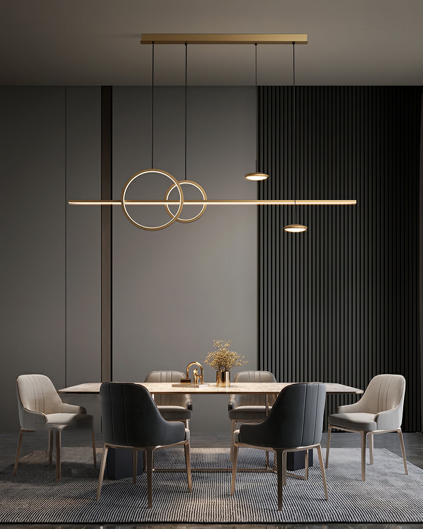 Tildas Pendant Lamp Geometric Ring Minimalist-Neutral Decor