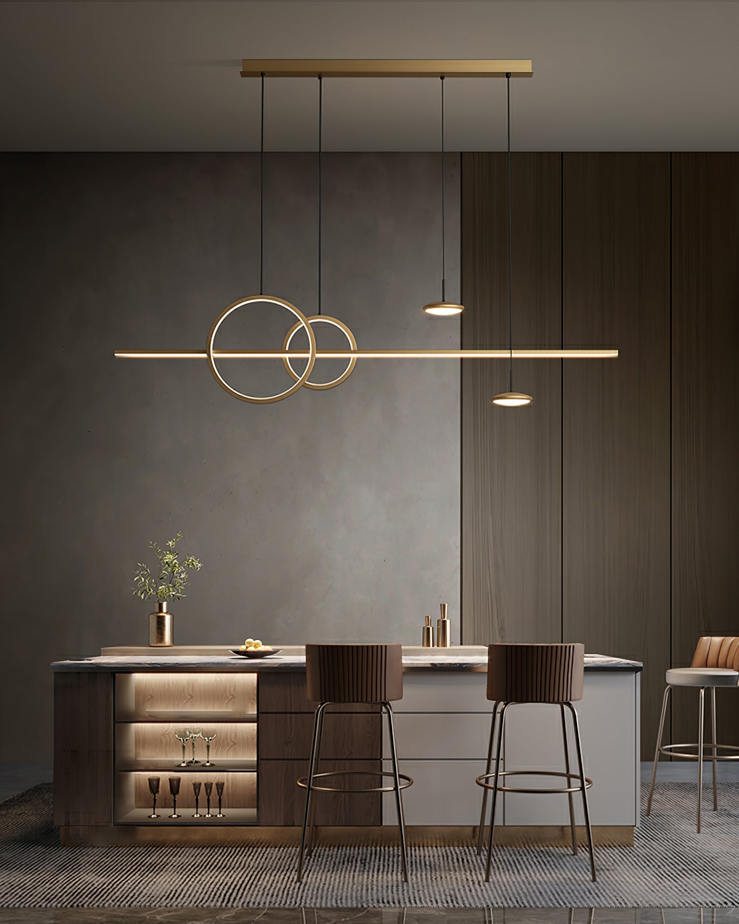 Tildas Pendant Lamp Geometric Ring Minimalist-Neutral Decor