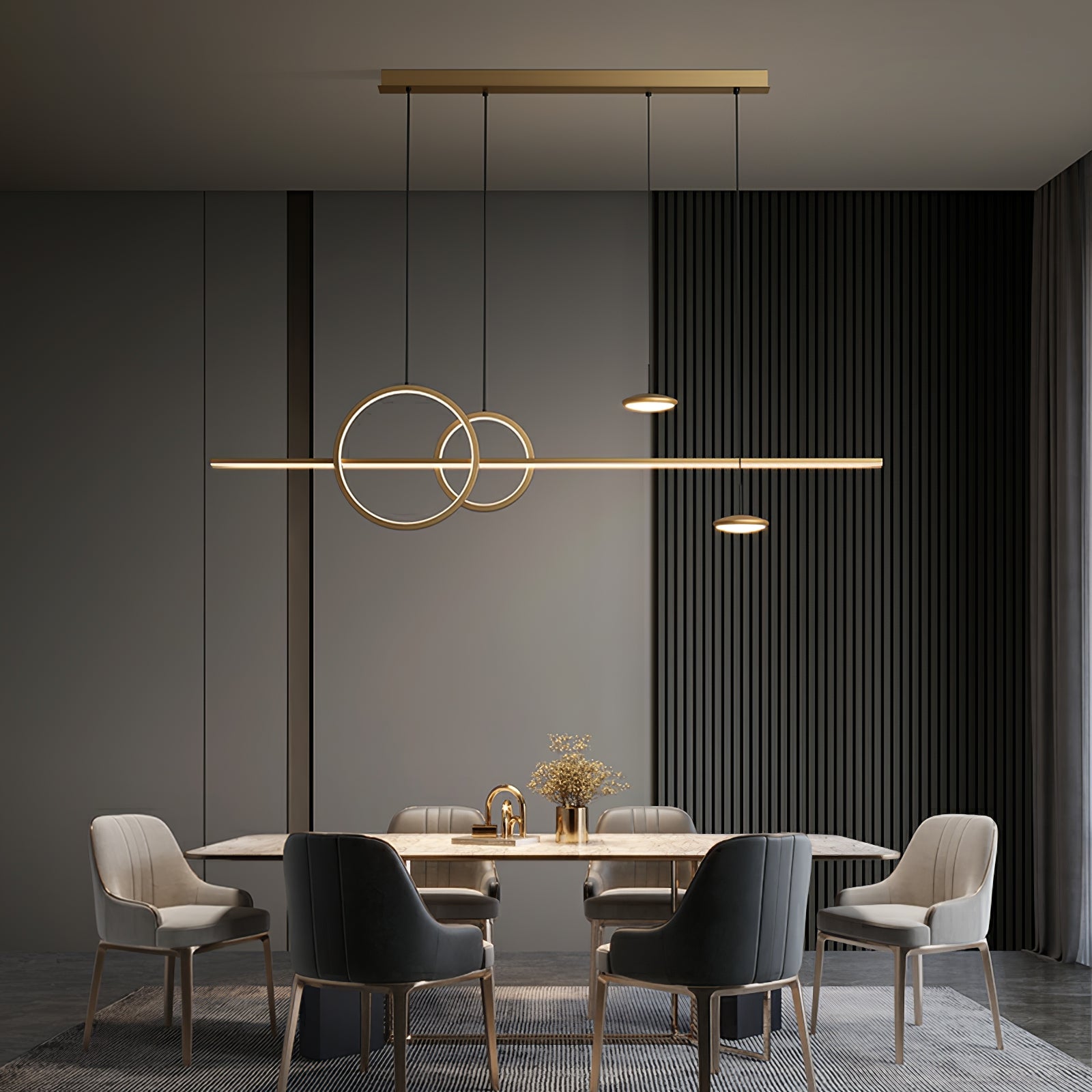 Tildas Pendant Lamp Geometric Ring Minimalist-Neutral Decor