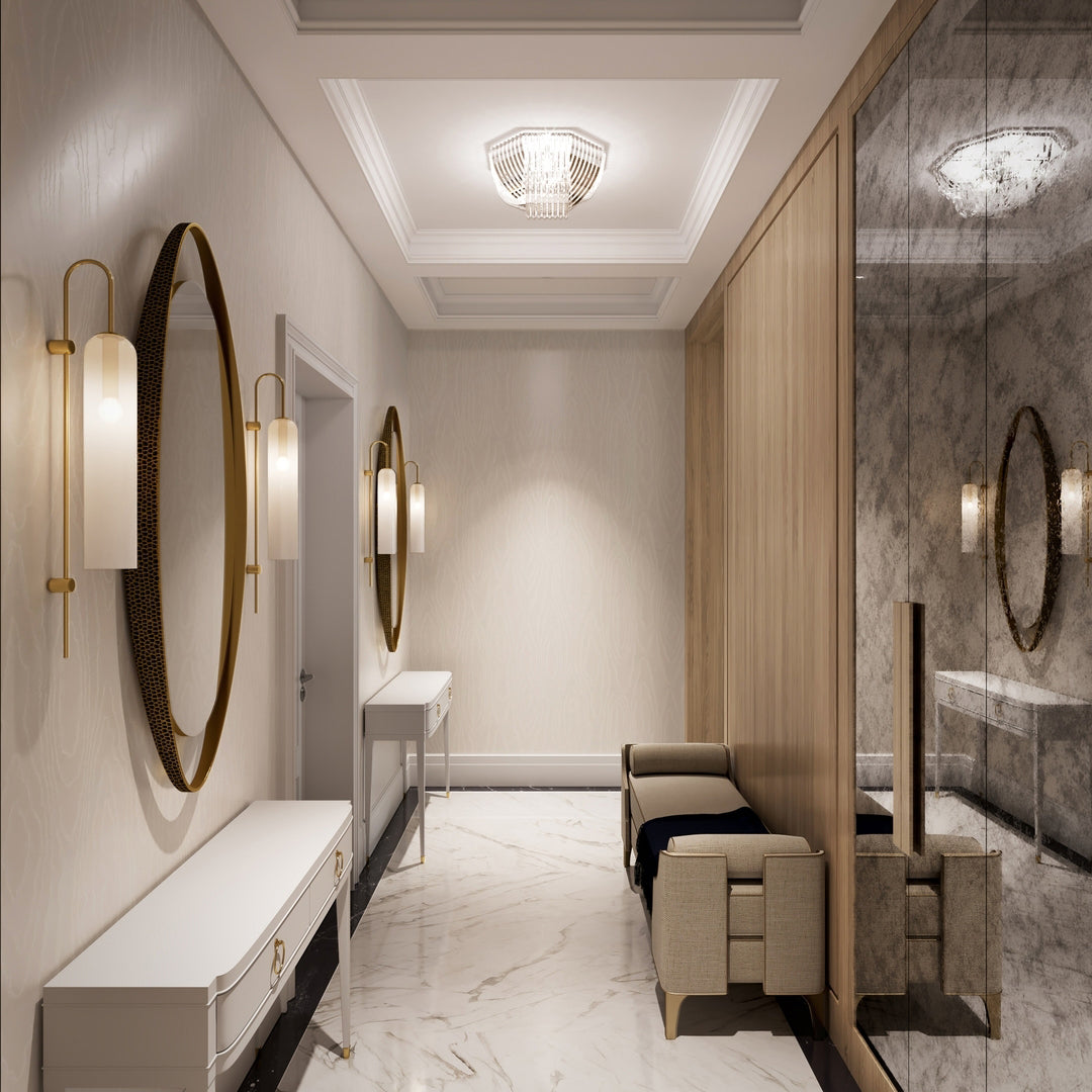 Modern Glass Wall Lamp-Neutral Decor