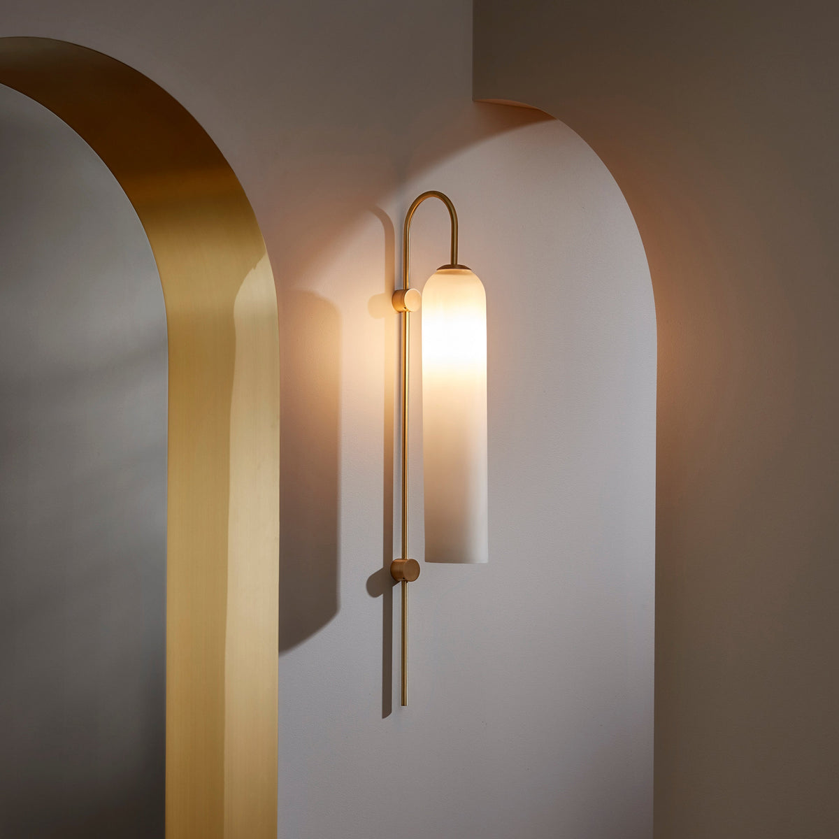 Modern Glass Wall Lamp-Neutral Decor