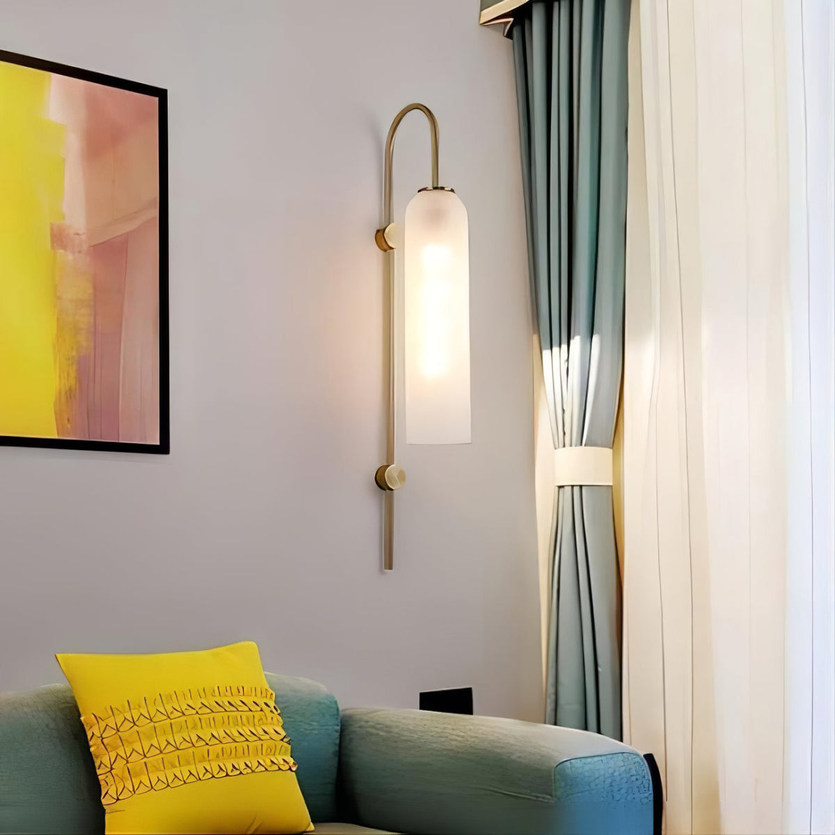 Modern Glass Wall Lamp-Neutral Decor