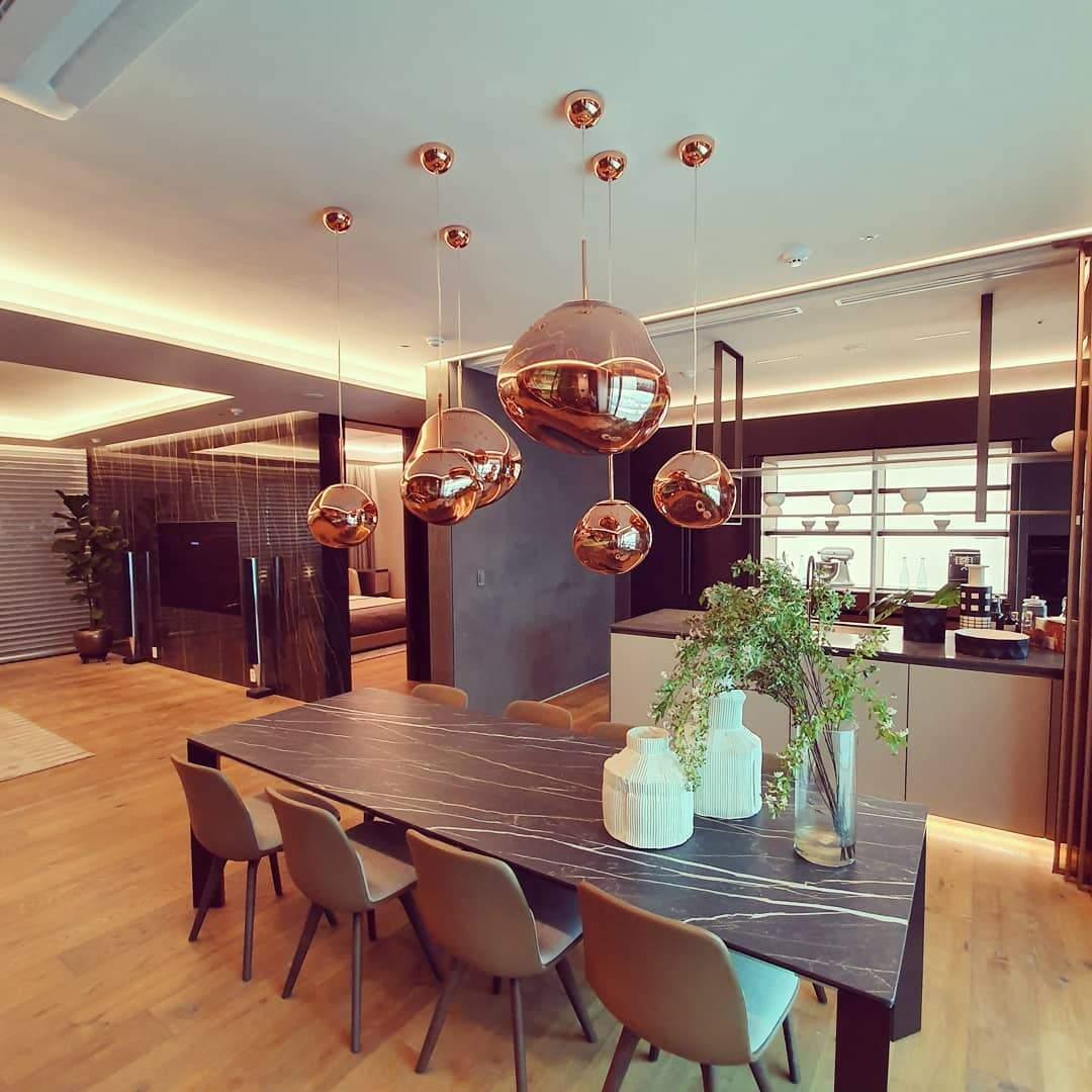 Lustra Pendant Lamp Modern Lava Acrylic-Neutral Decor