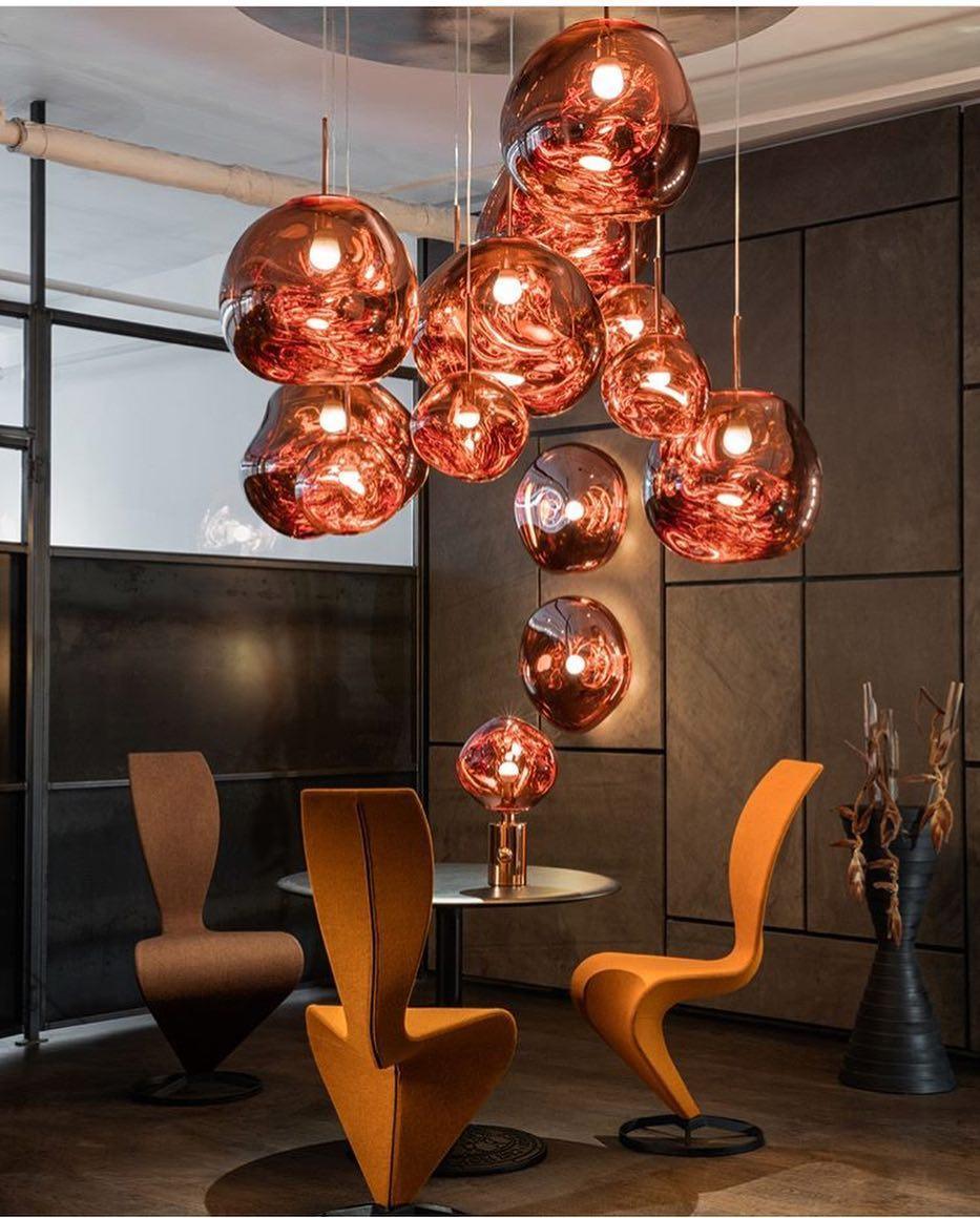 Lustra Pendant Lamp Modern Lava Acrylic-Neutral Decor