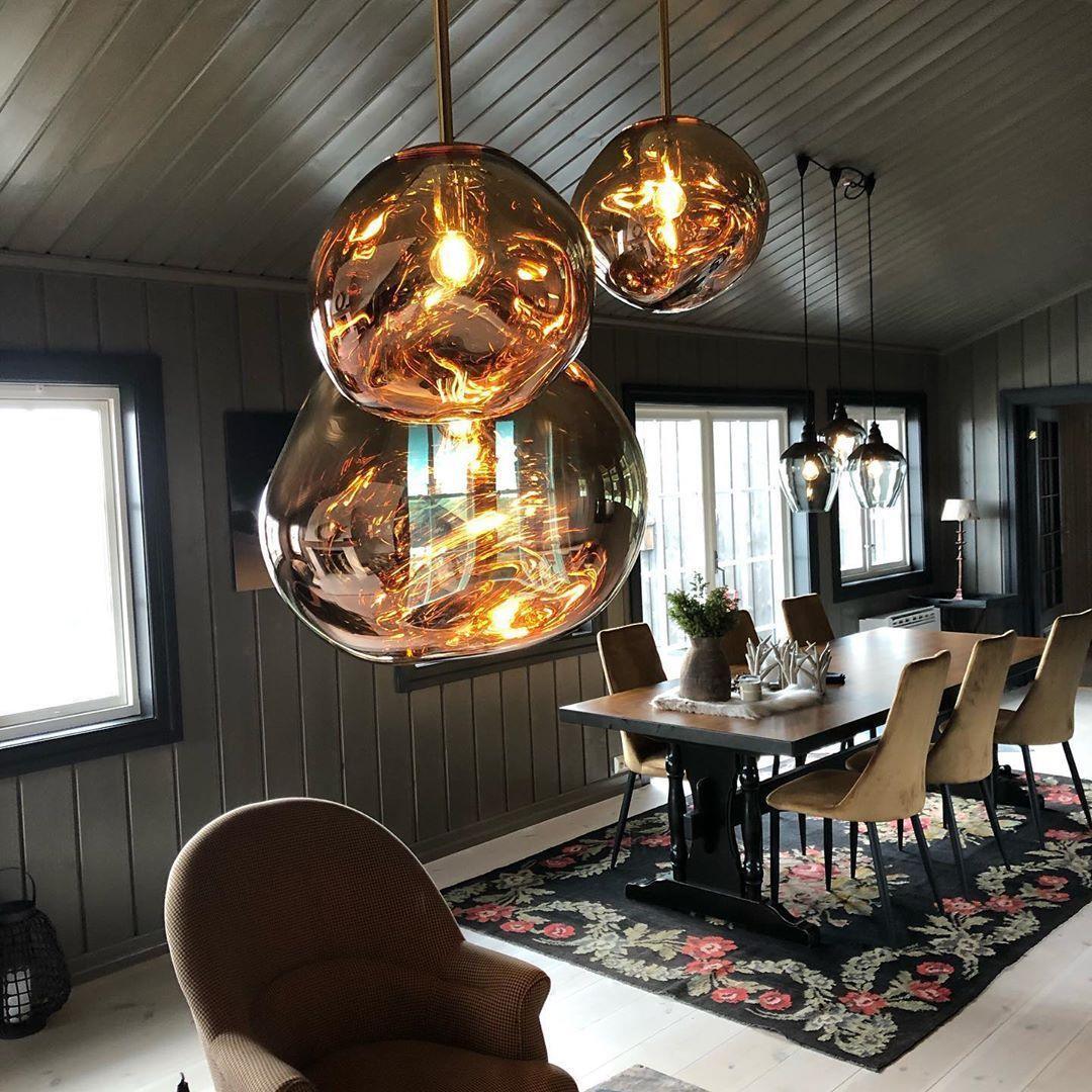 Lustra Pendant Lamp Modern Lava Acrylic-Neutral Decor