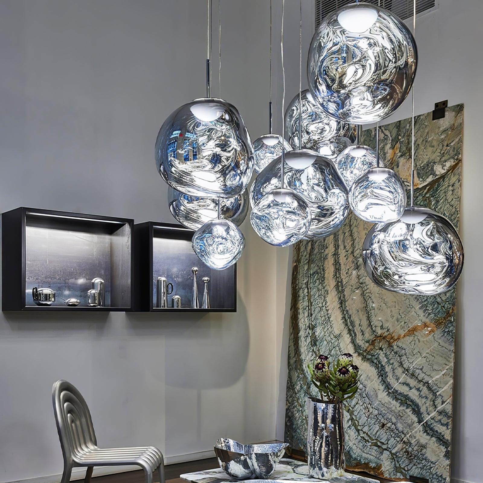 Lustra Pendant Lamp Modern Lava Acrylic-Neutral Decor