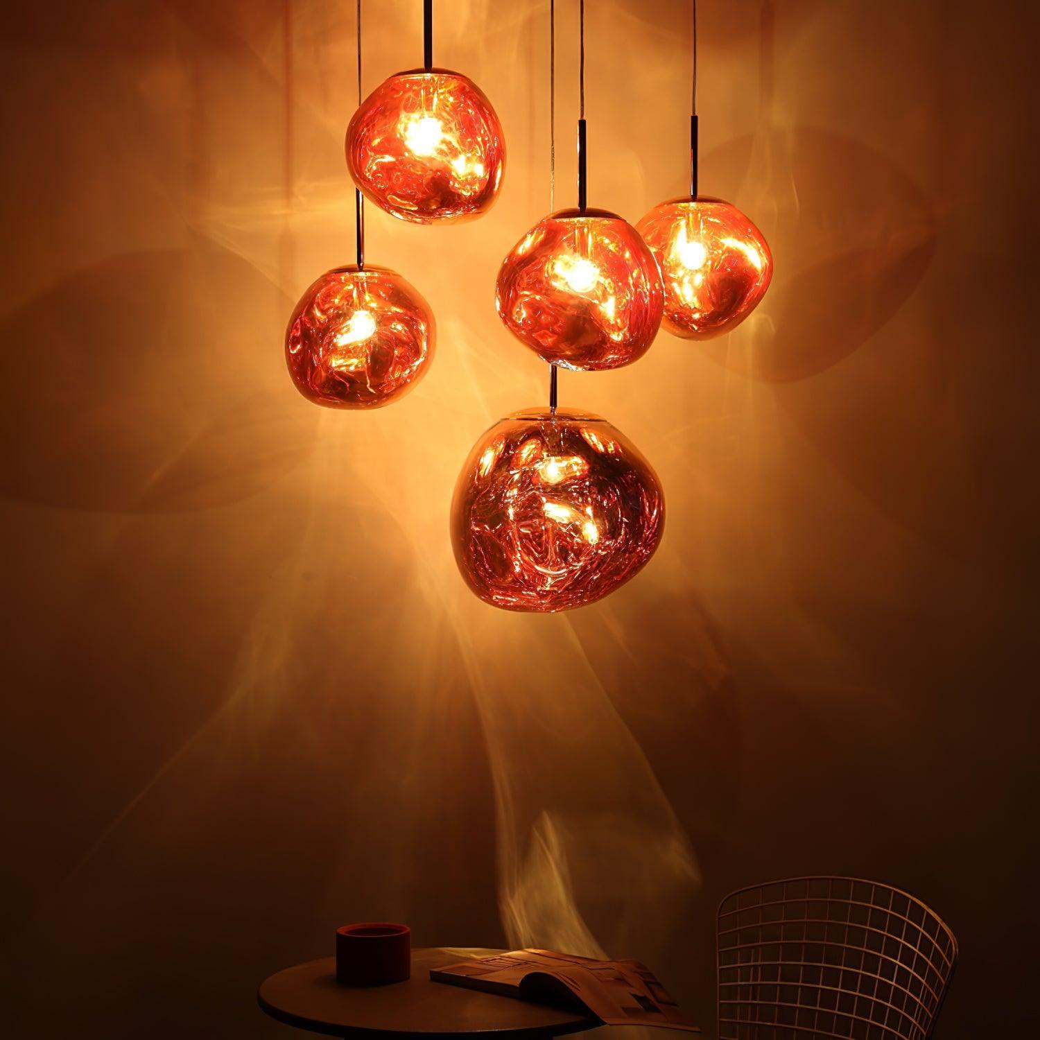Lustra Pendant Lamp Modern Lava Acrylic-Neutral Decor