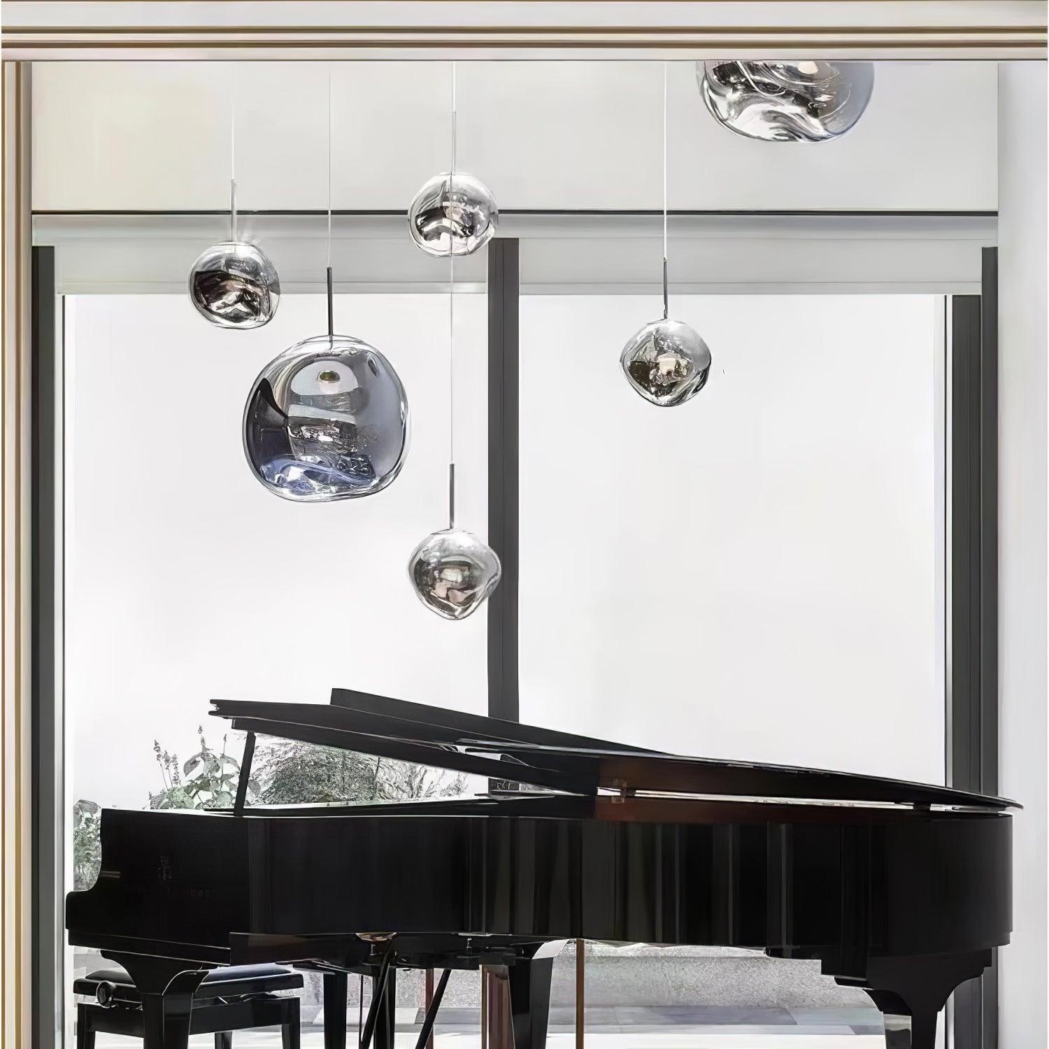 Lustra Pendant Lamp Modern Lava Acrylic-Neutral Decor