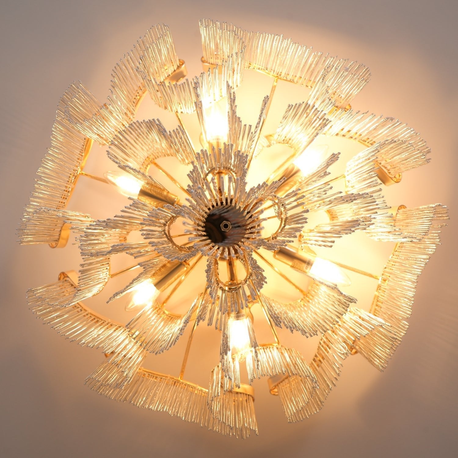 Mevrin Ceiling Lamp Modern Tassel Art-Neutral Decor