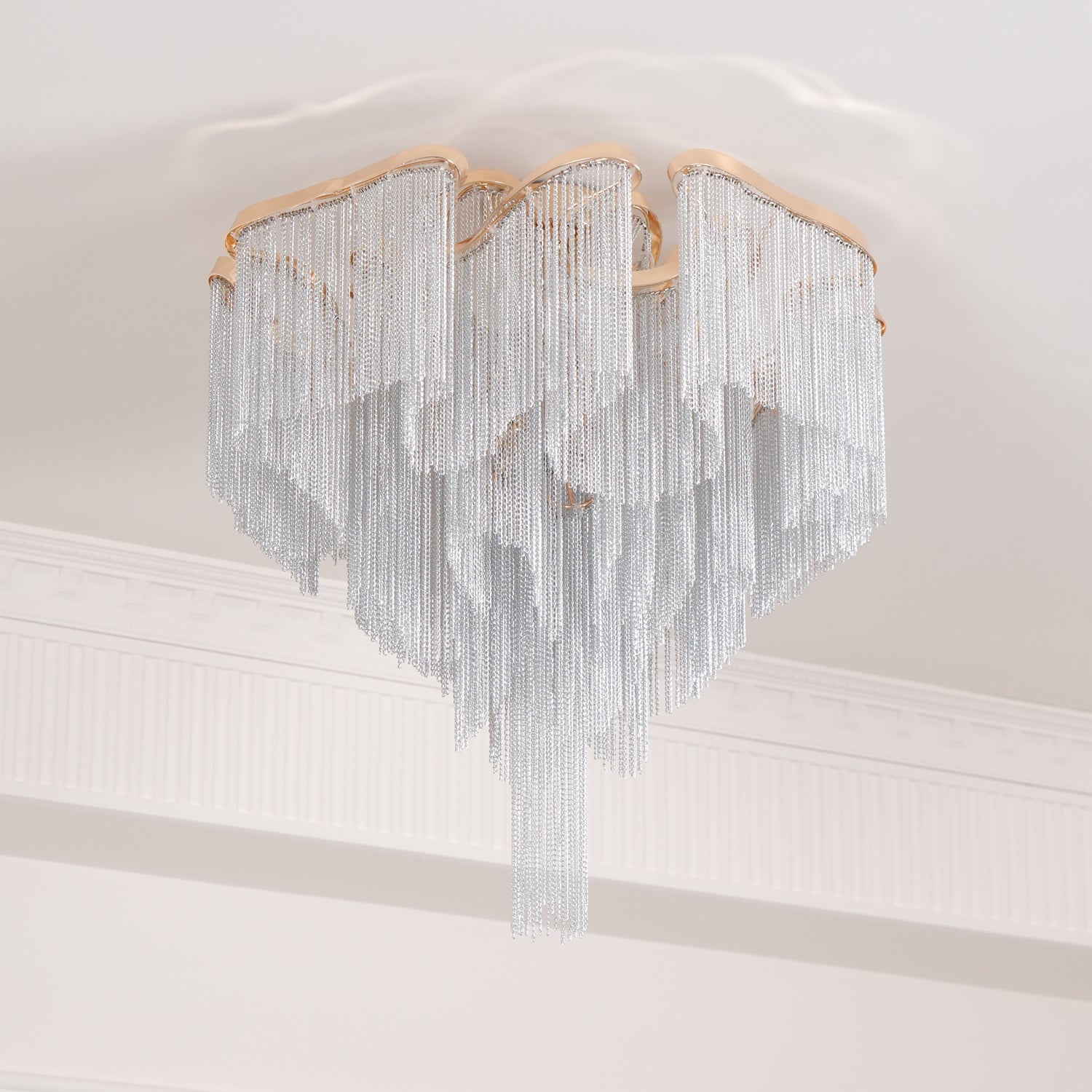 Mevrin Ceiling Lamp Modern Tassel Art-Neutral Decor