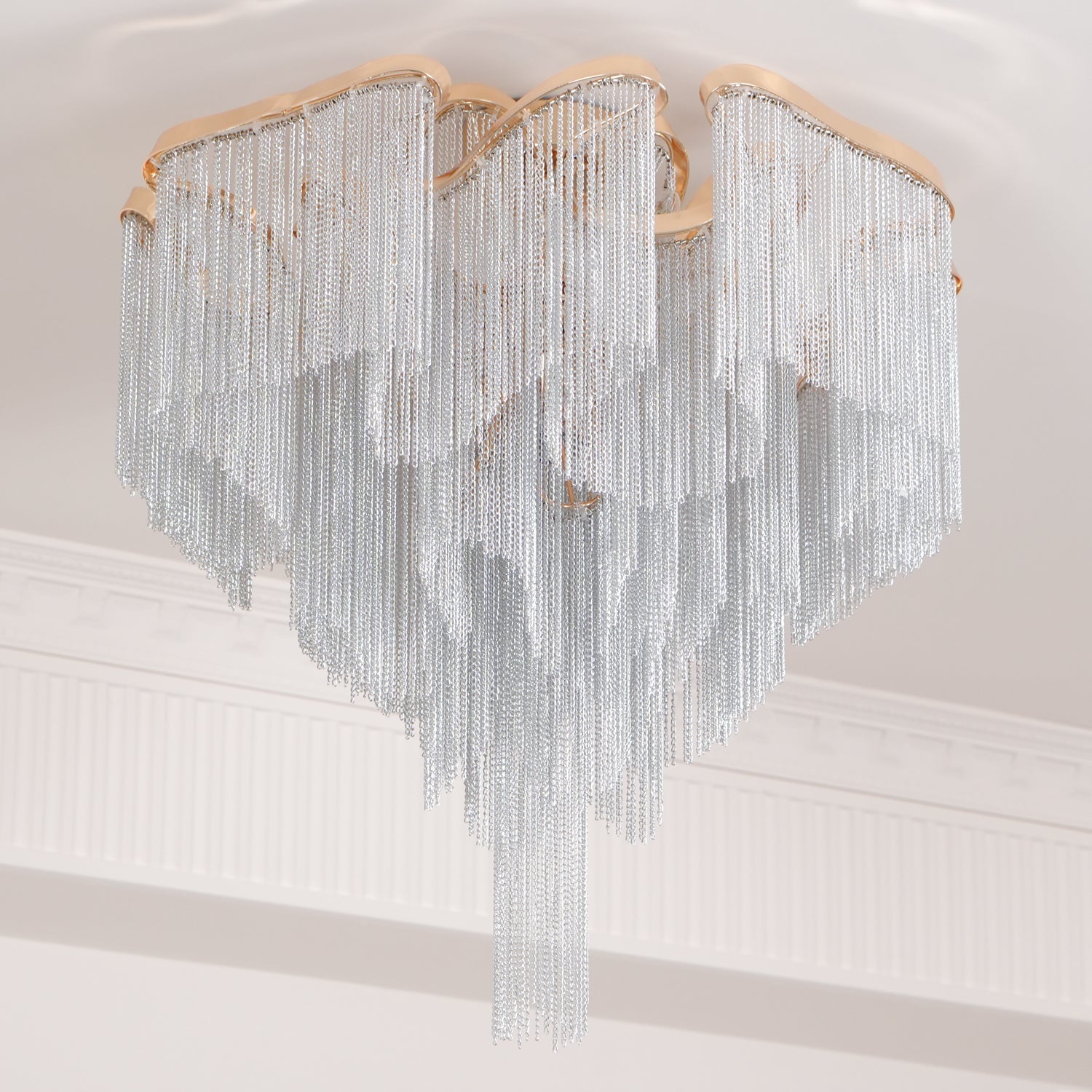 Mevrin Ceiling Lamp Modern Tassel Art-Neutral Decor