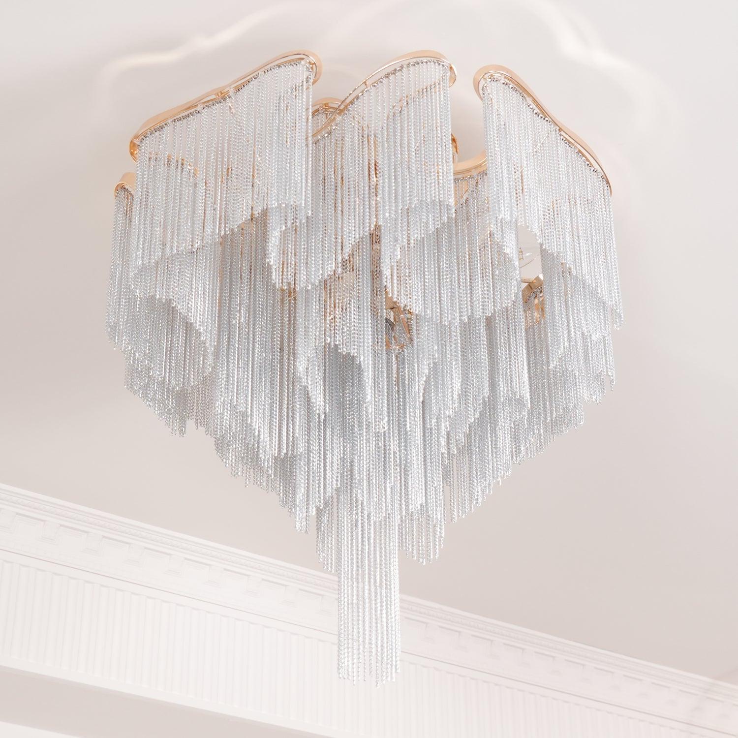 Mevrin Ceiling Lamp Modern Tassel Art-Neutral Decor
