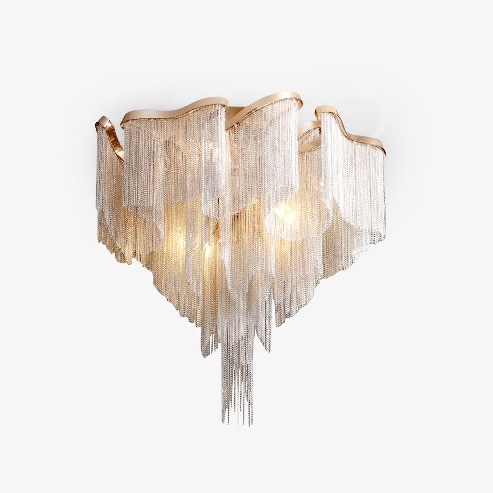 Mevrin Ceiling Lamp Modern Tassel Art-Neutral Decor