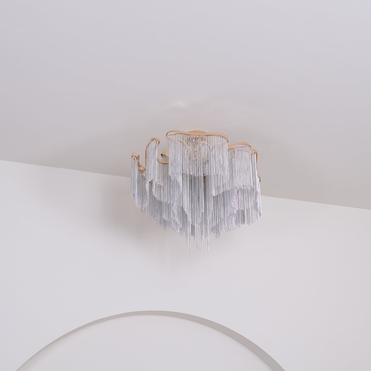 Mevrin Ceiling Lamp Modern Tassel Art-Neutral Decor