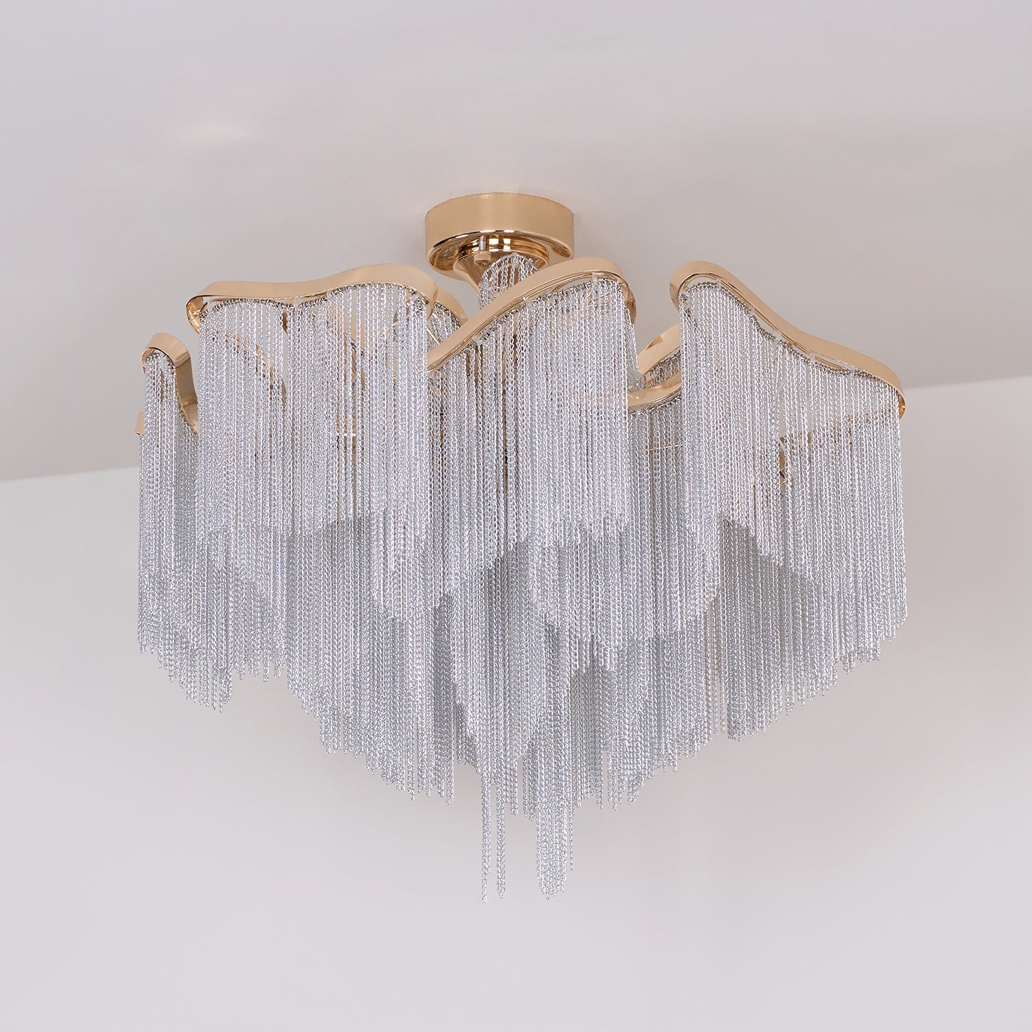 Mevrin Ceiling Lamp Modern Tassel Art-Neutral Decor