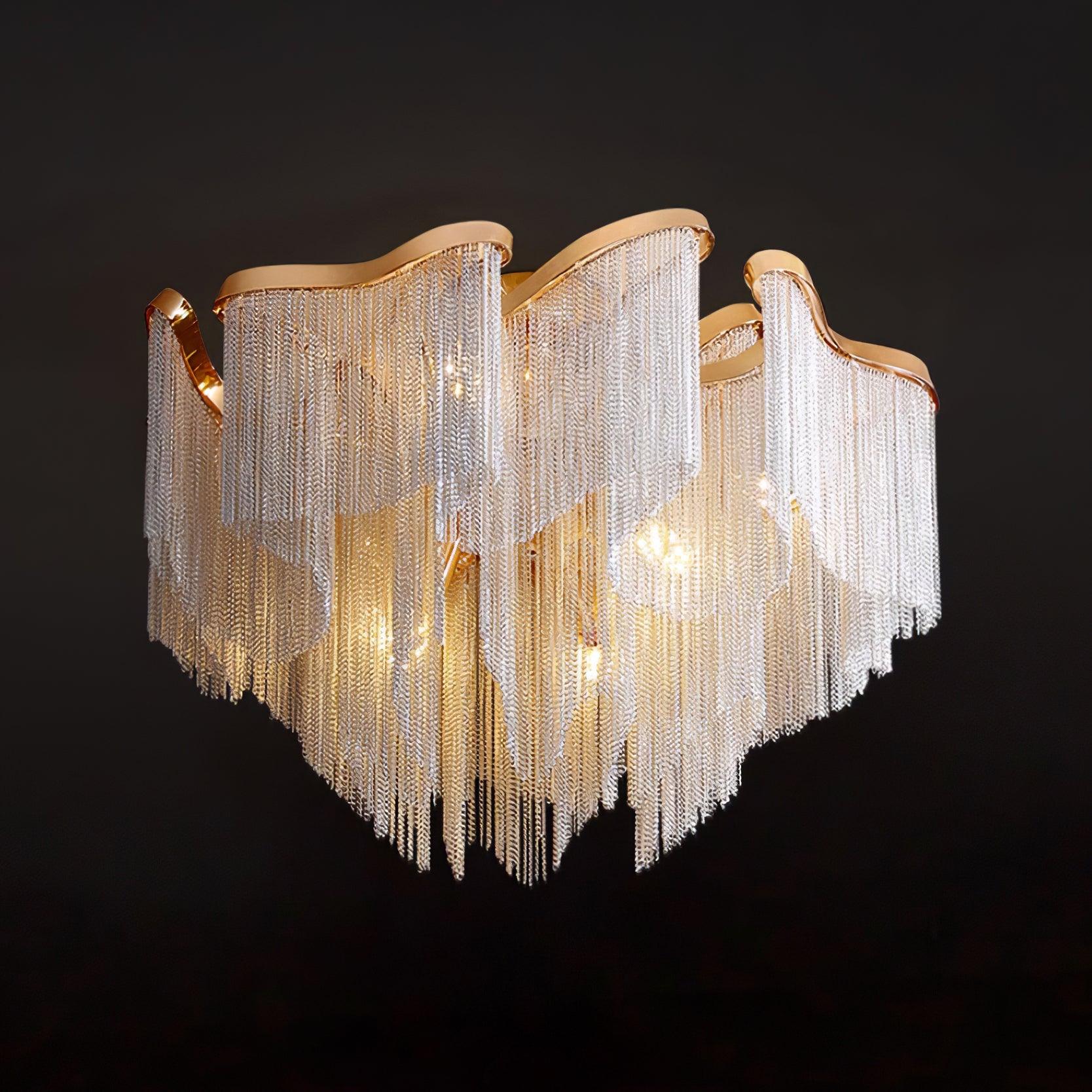 Mevrin Ceiling Lamp Modern Tassel Art-Neutral Decor