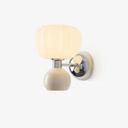 Jorvin Nordic Art Cream Plastic Sconce Wall lamp-Neutral Decor