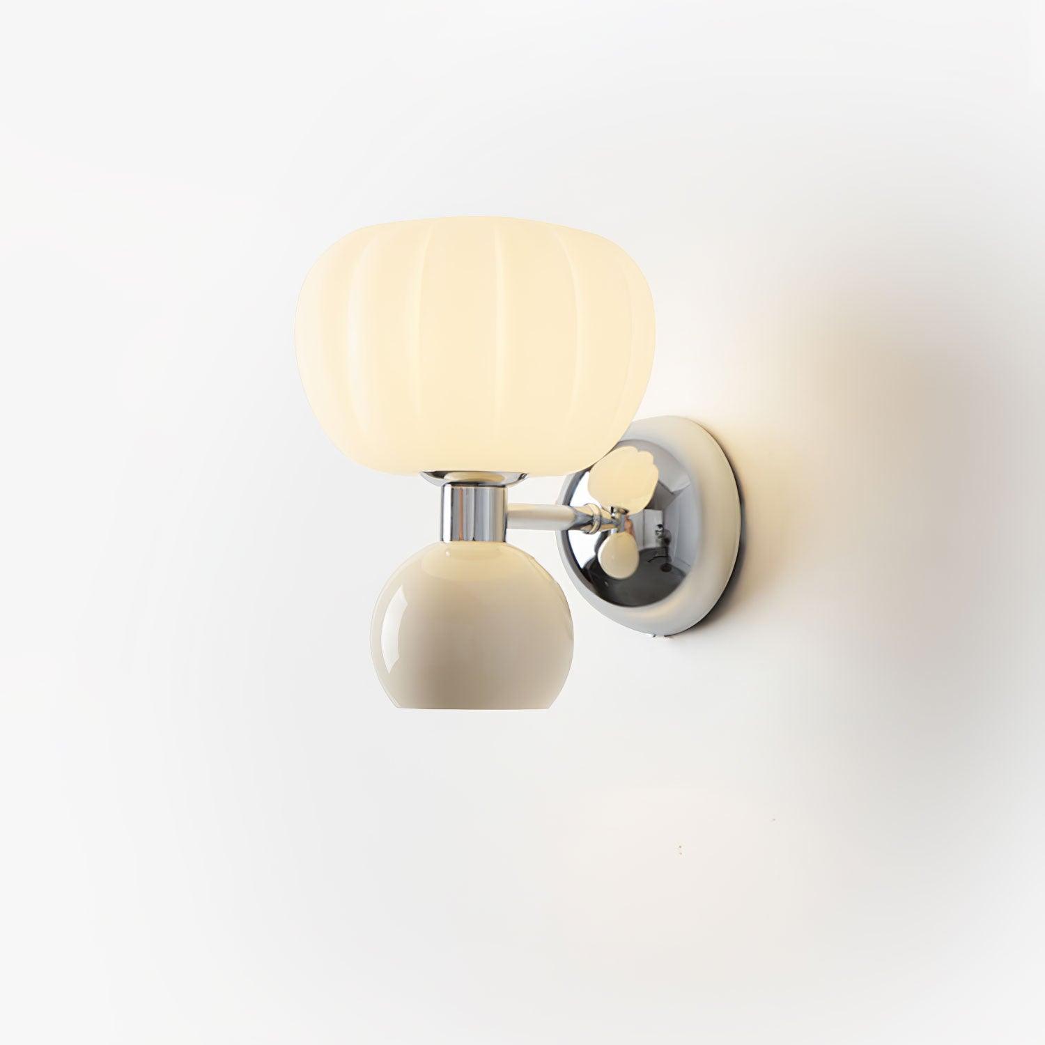 Jorvin Nordic Art Cream Plastic Sconce Wall lamp-Neutral Decor