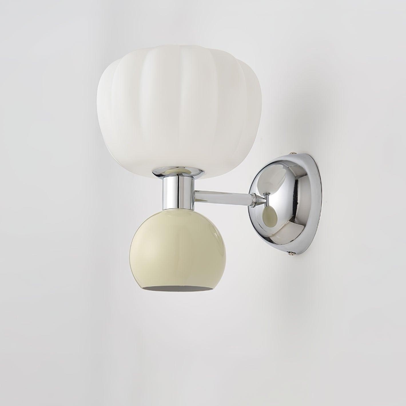 Jorvin Nordic Art Cream Plastic Sconce Wall lamp-Neutral Decor