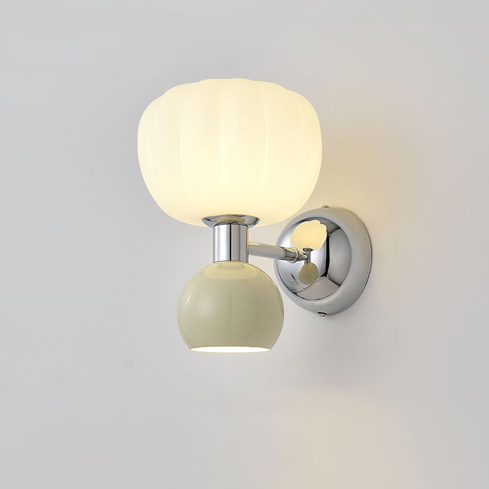 Jorvin Nordic Art Cream Plastic Sconce Wall lamp-Neutral Decor