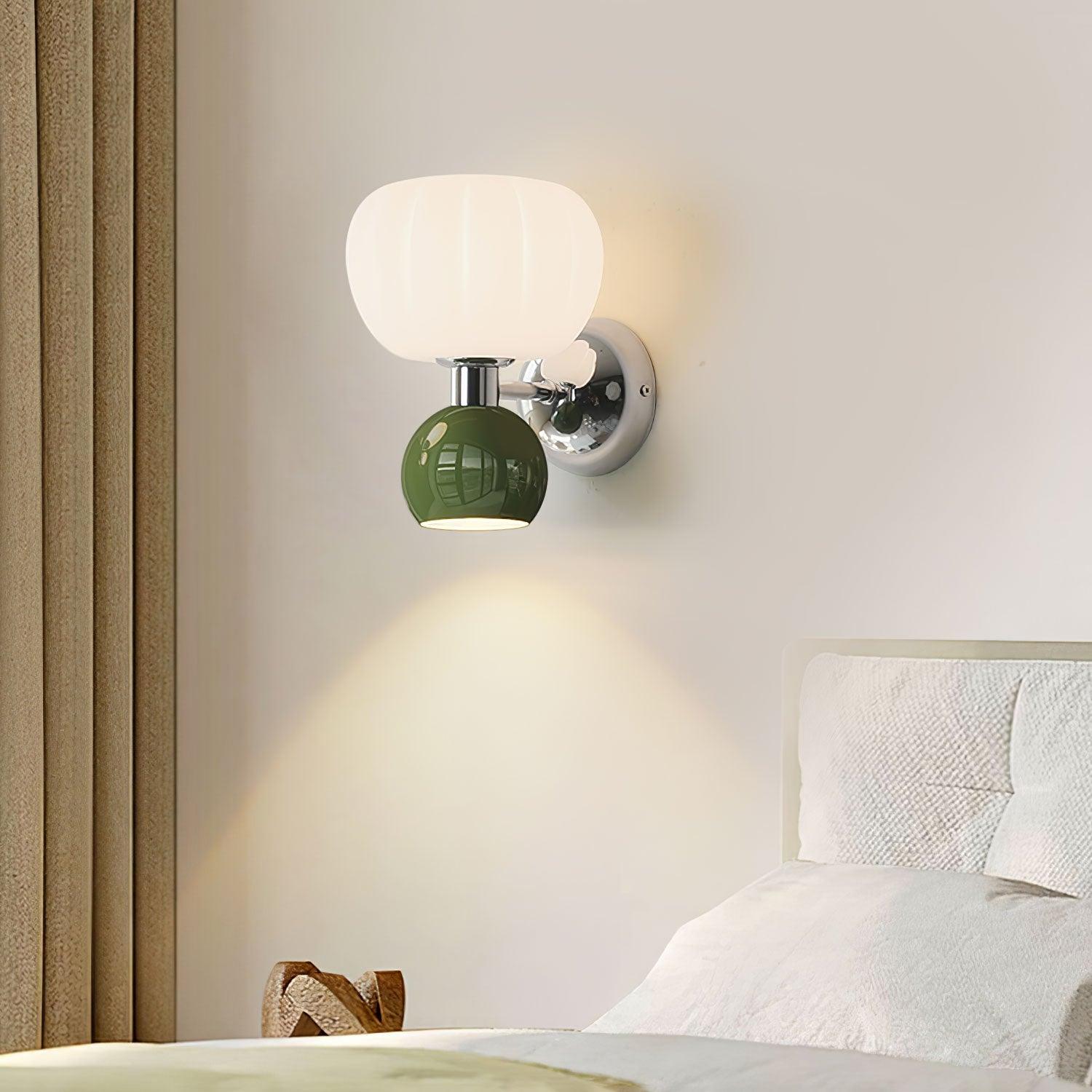 Jorvin Nordic Art Cream Plastic Sconce Wall lamp-Neutral Decor