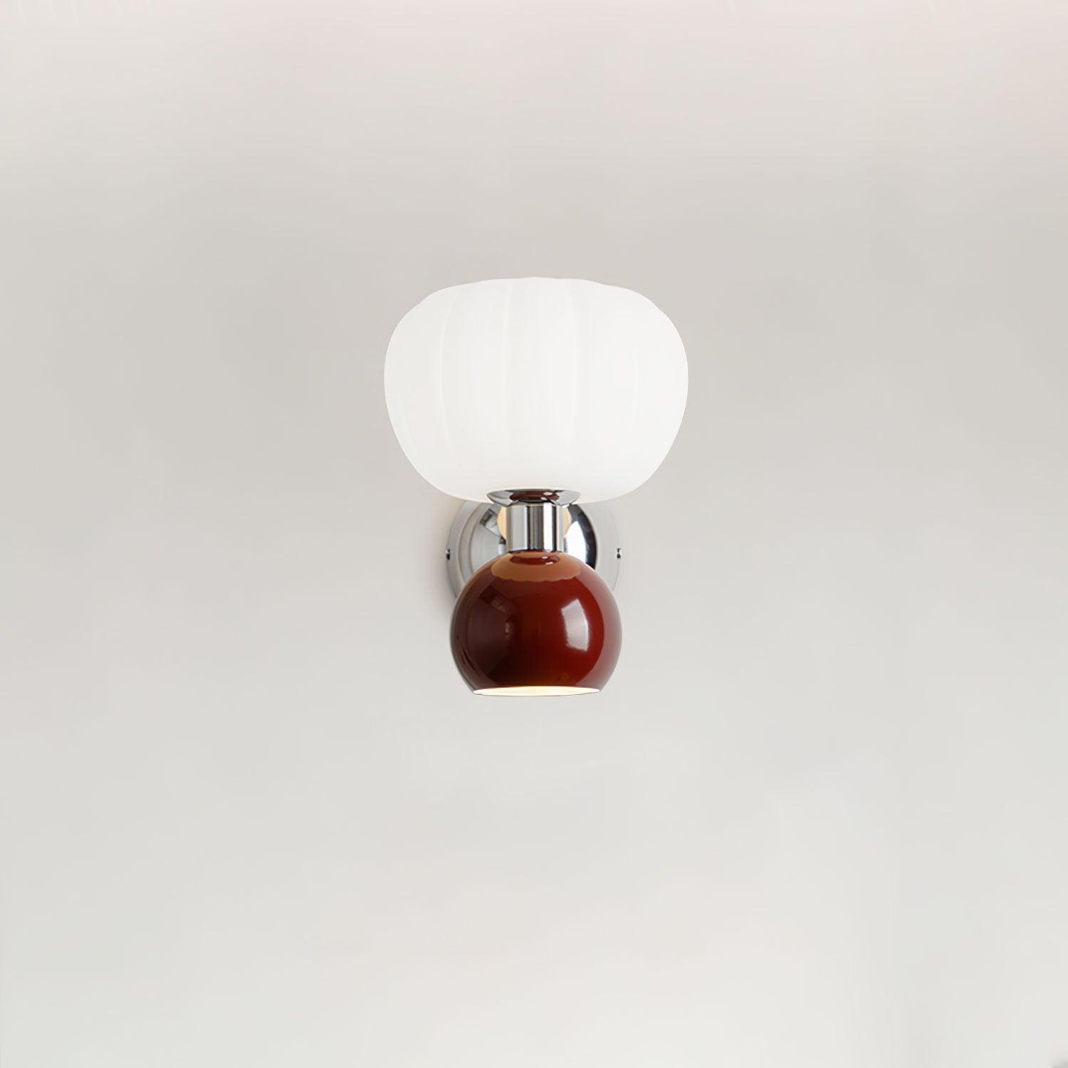 Jorvin Nordic Art Cream Plastic Sconce Wall lamp-Neutral Decor